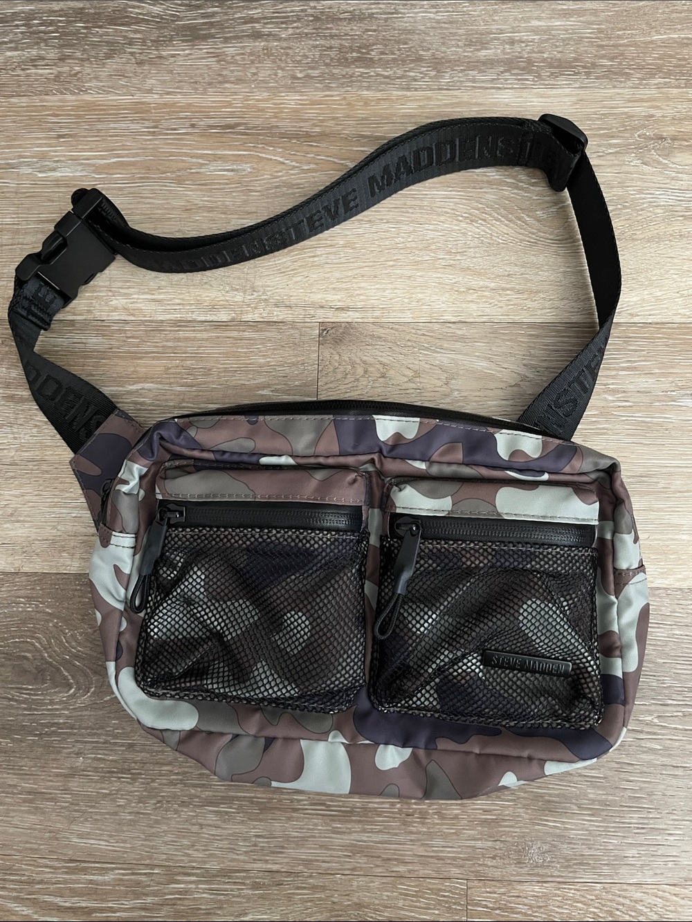 Steve Madden camouflage camo print belt bag
